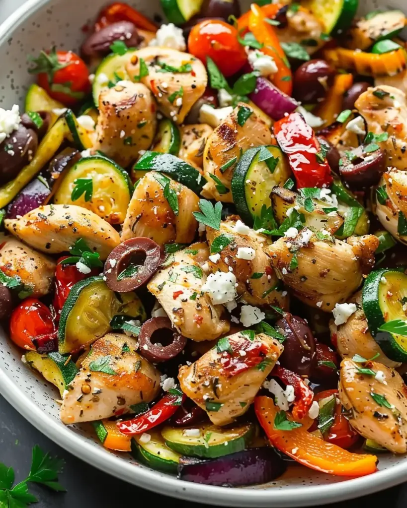 Mediterranean Chicken Stir Fry Recipe: Wholesome 30-Minute Delight