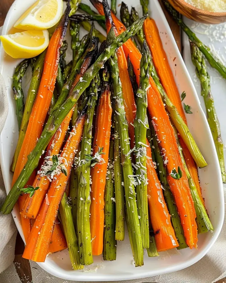 Roasted Asparagus and Carrots Recipe