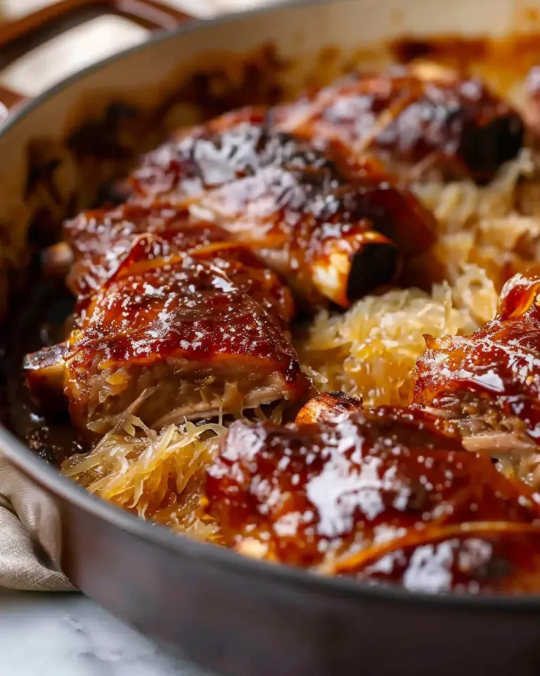 Juicy Braised Pork and Sauerkraut with Brown Sugar – Alrightwithme
