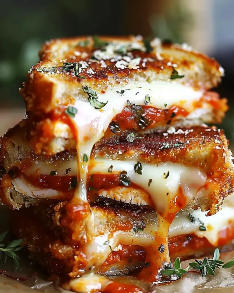 Chicken Parmesan Grilled Cheese – Easy Recipe