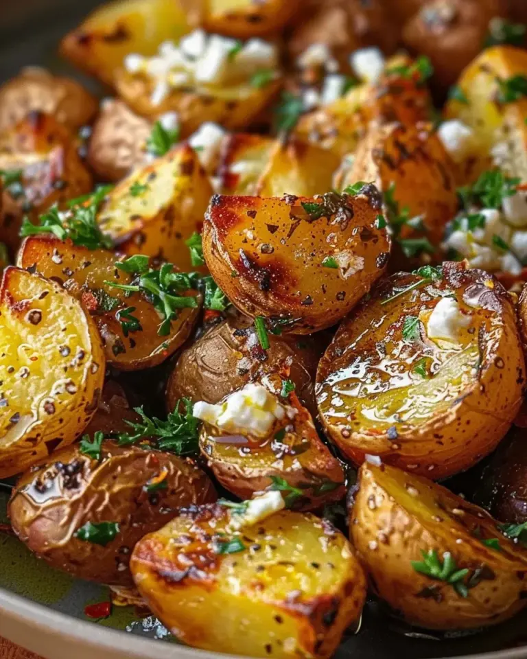 Greek Feta Roast Potatoes
