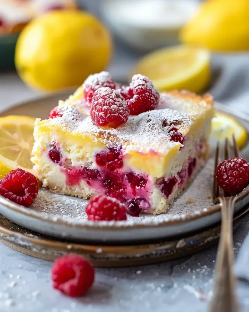 Lemon Raspberry Cottage Cheese Bake – 1 Light, Simple Favorite