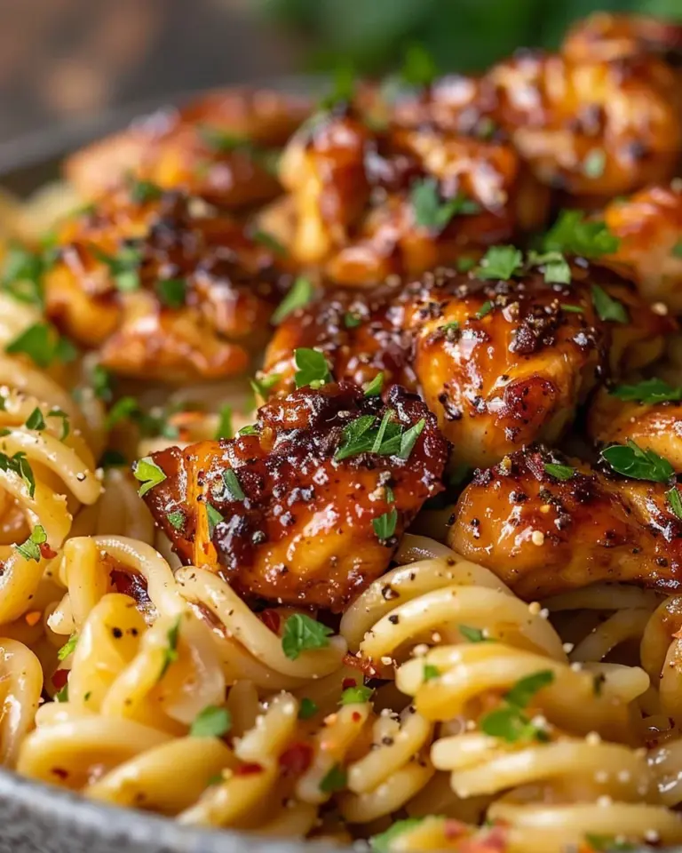 Honey Pepper Chicken Pasta