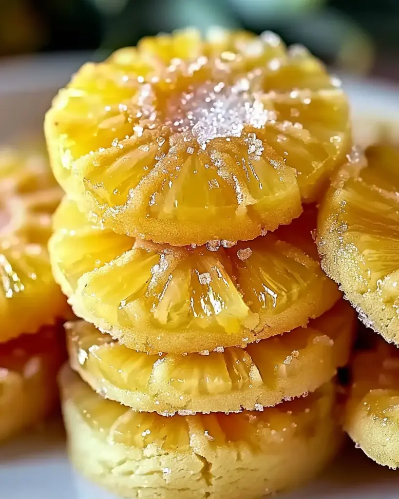 Pineapple Upside Sugar Cookies