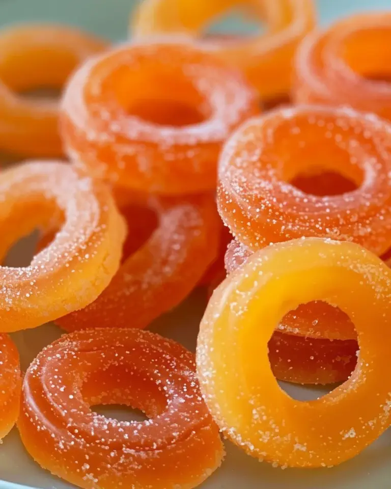 Homemade Peach Rings