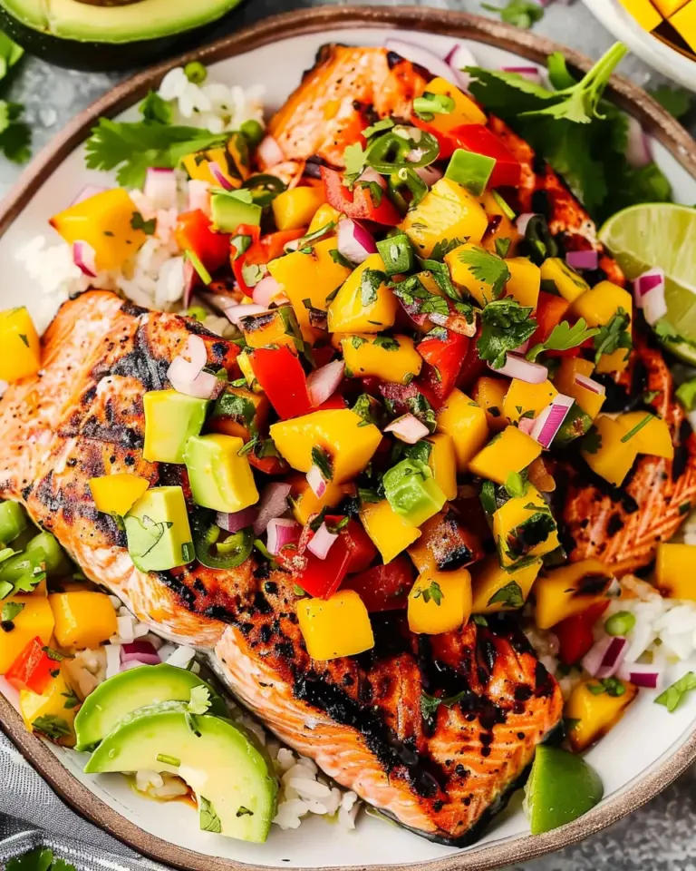 Salmon with Mango Salsa