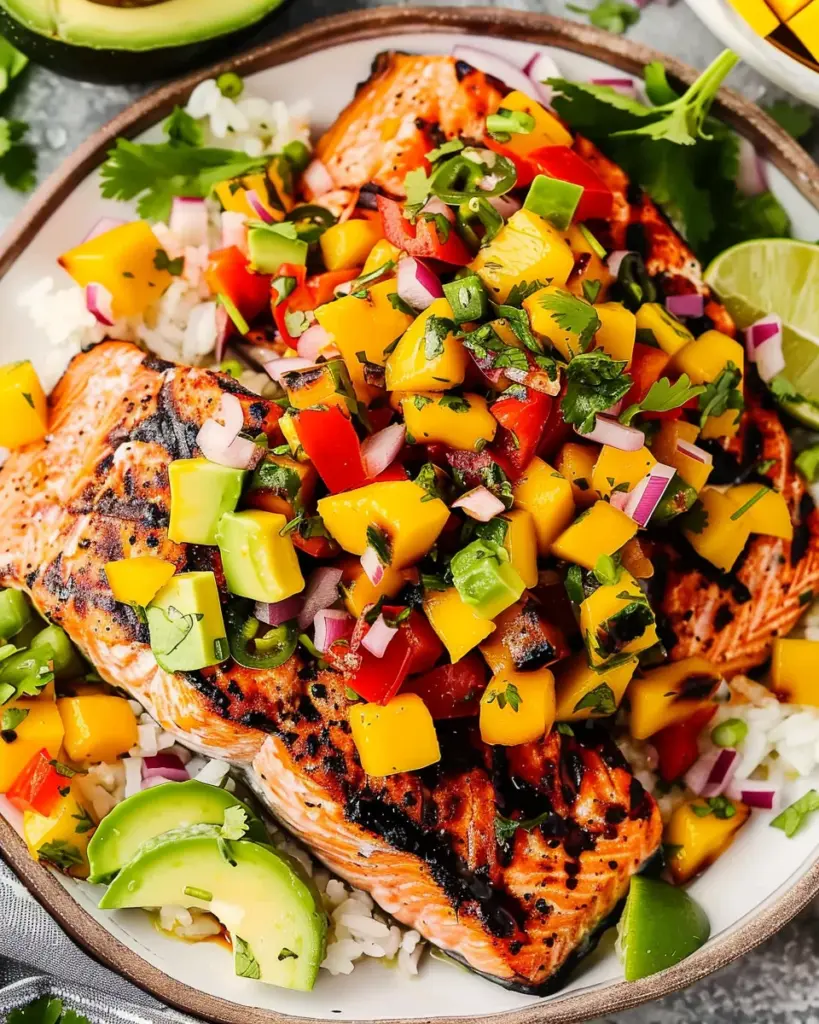 Salmon with Mango Salsa