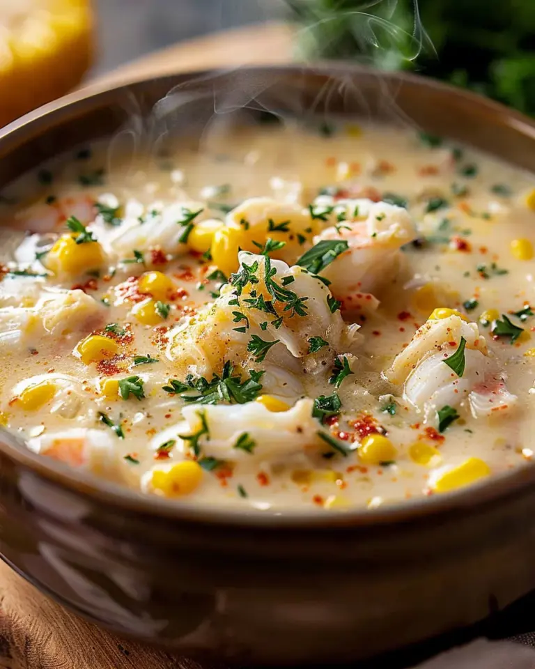 Bobby Flay’s Crab & Corn Chowder