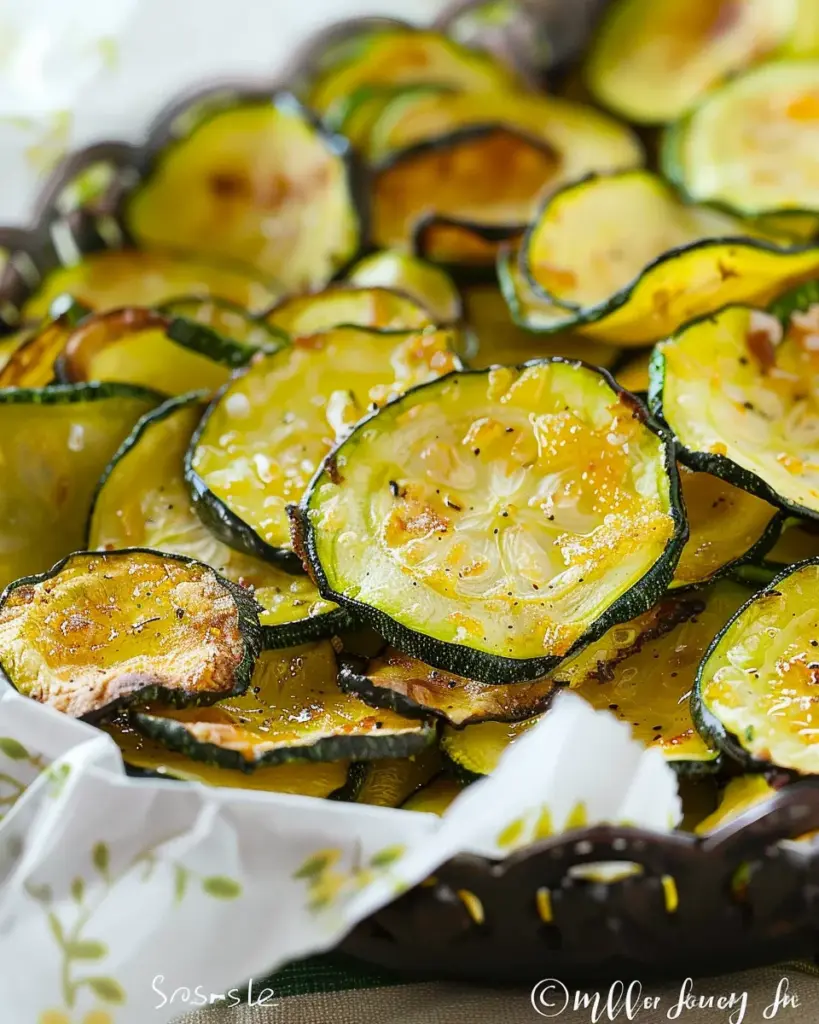 Salt and Vinegar Zucchini Chips
