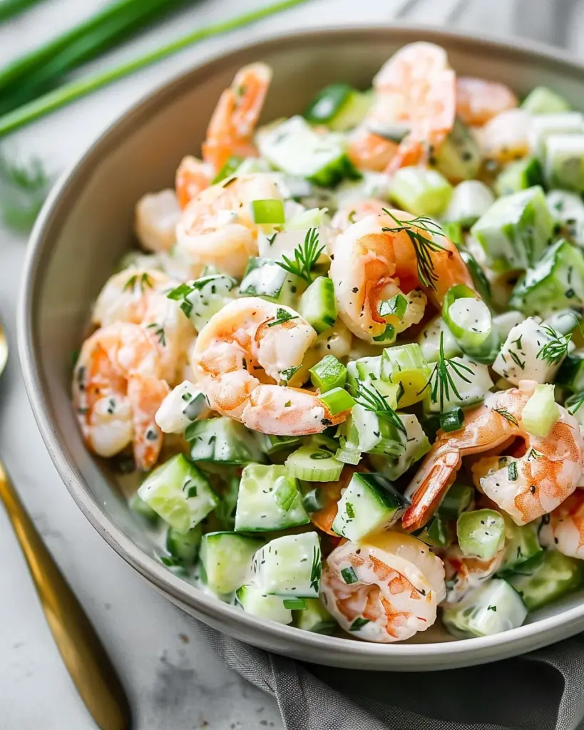 Cucumber Shrimp Salad