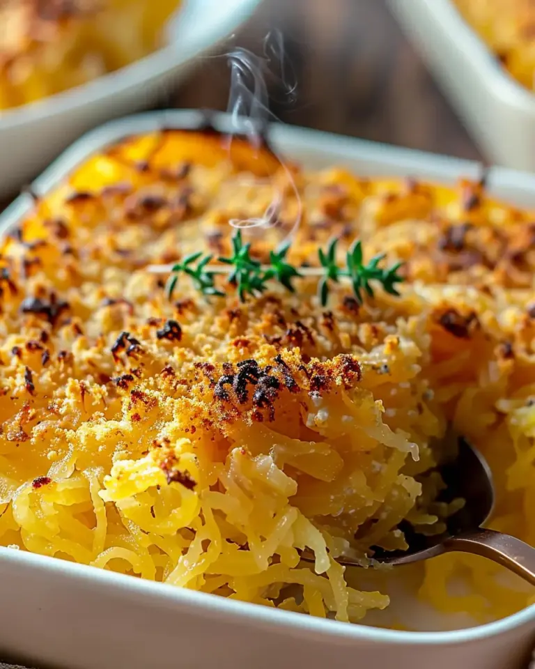 Spaghetti Squash Au Gratin: A Delicious and Healthy Recipe