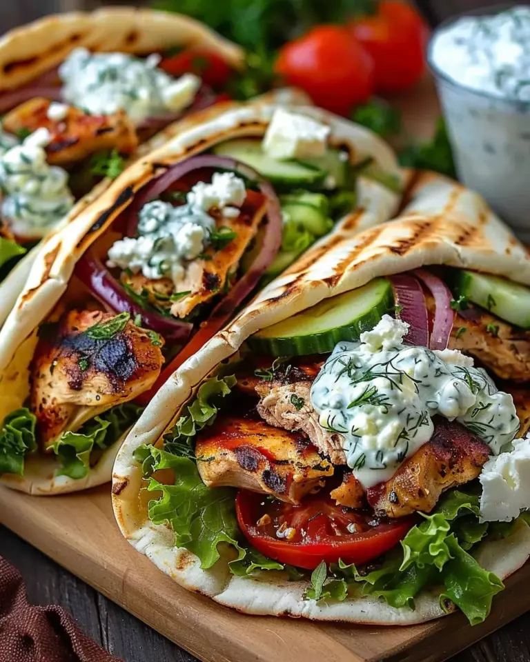 Grandma’s Mediterranean Chicken Gyros
