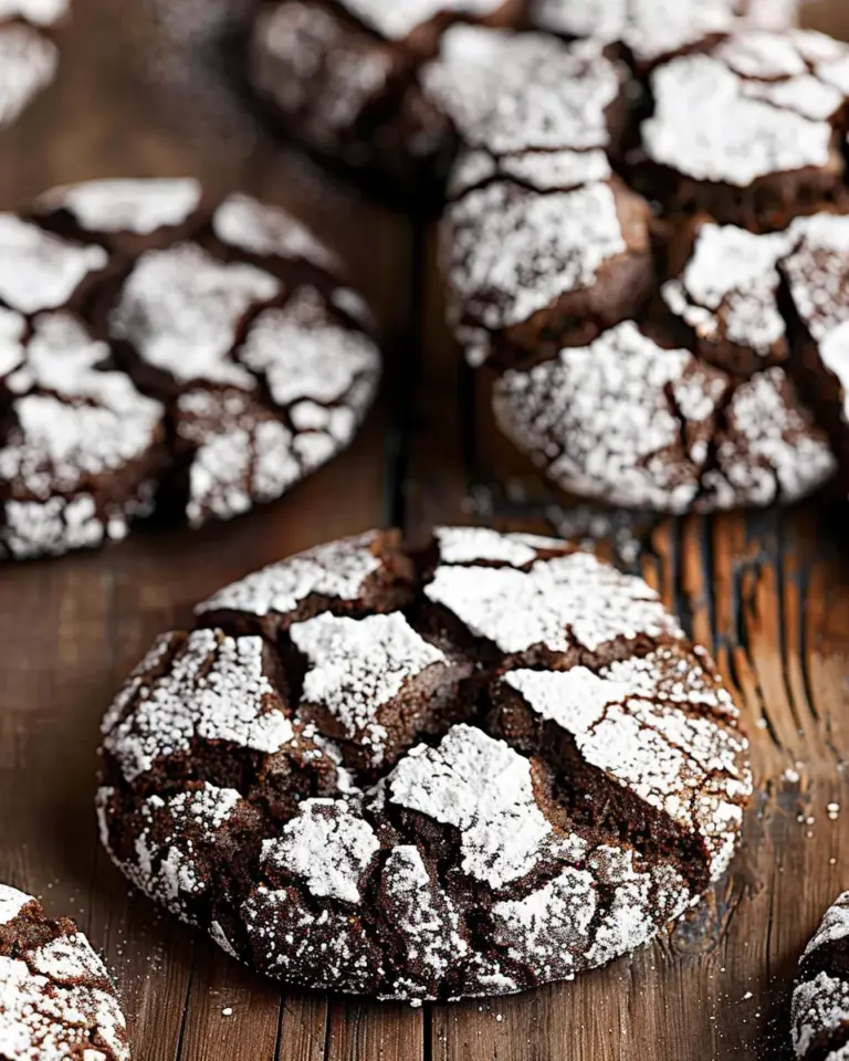 Chocolate Crinkle Cookies