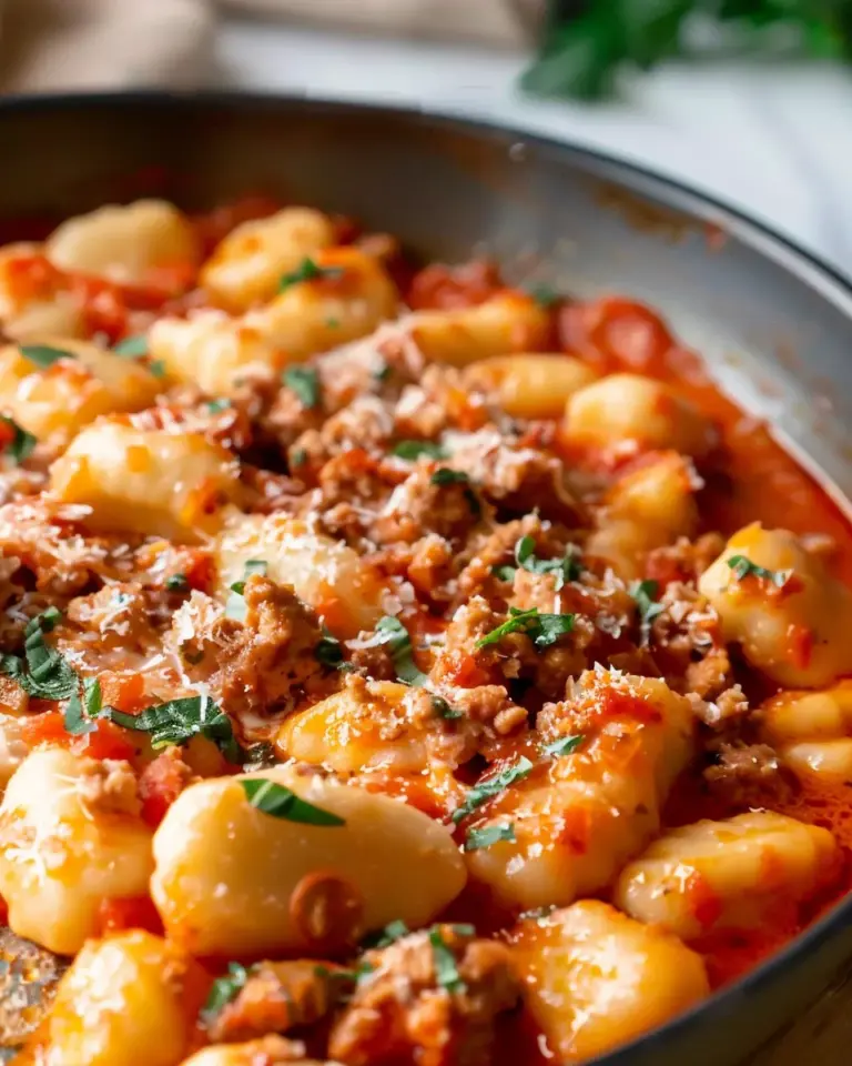 Delicious Ground Turkey Gnocchi Skillet