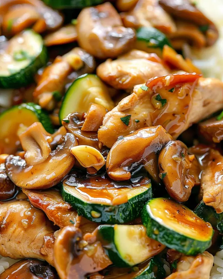 Zucchini Noodle Chicken Alfredo